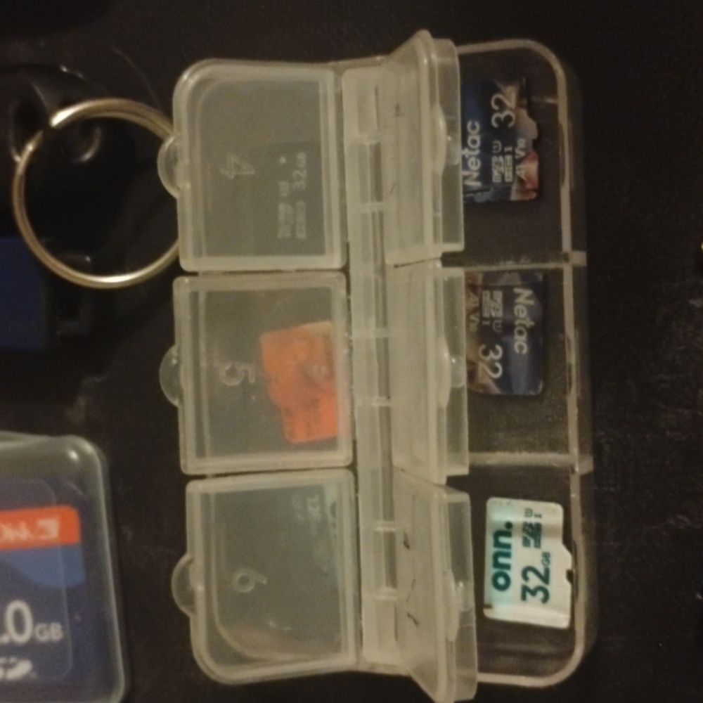Micro SDs memory sticks